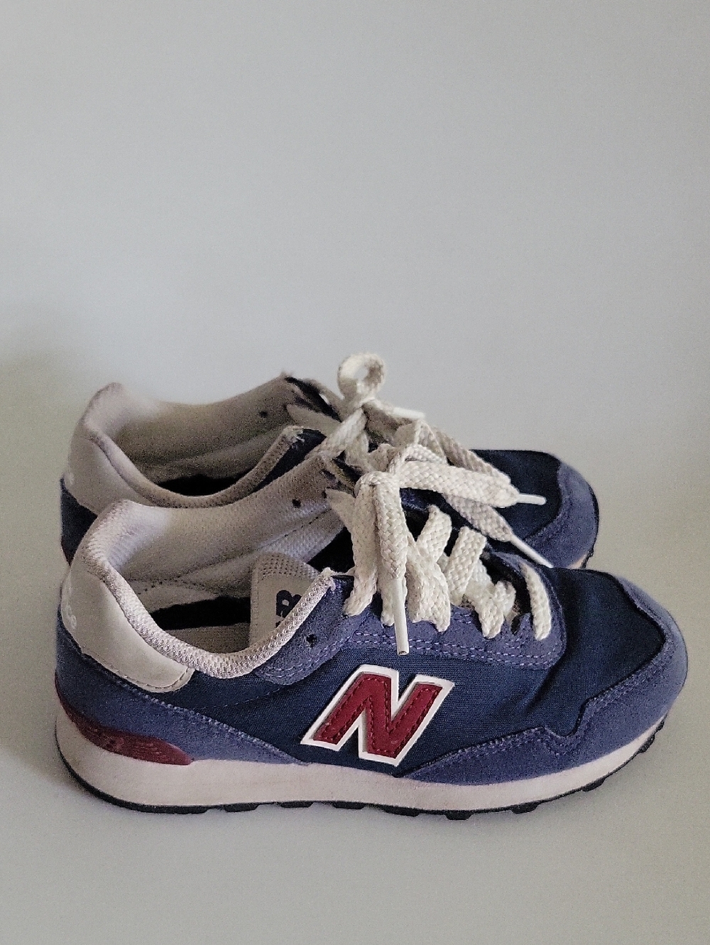 New Balance 515 Kids navy and white N Logo Sneakers